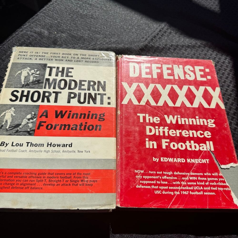 Vintage football books